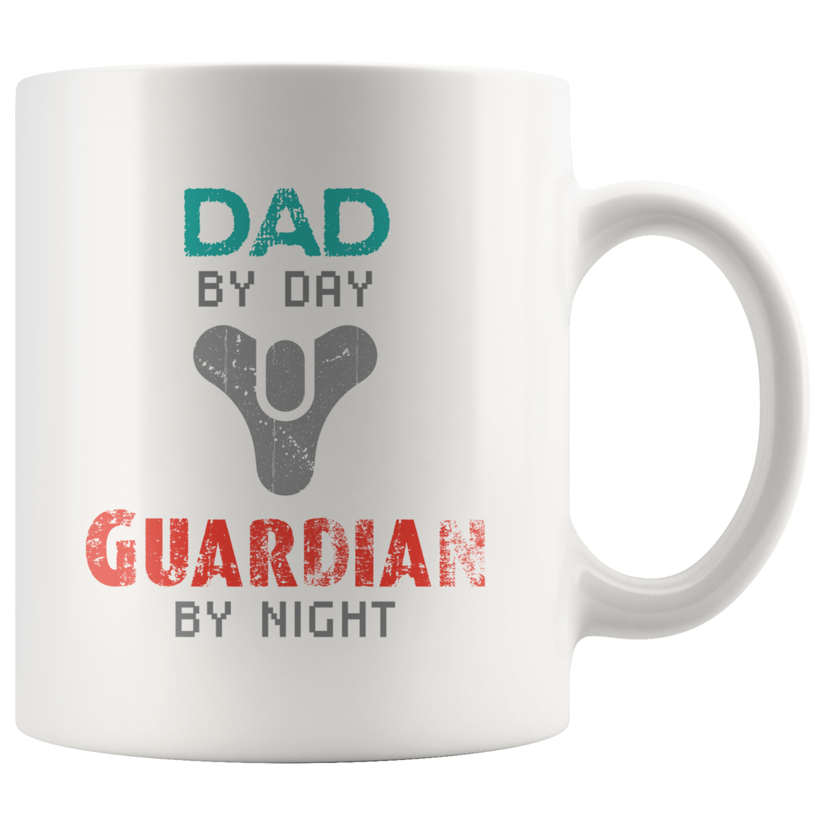 Dad by Day, Guardian by Night Destiny Coffee Mug