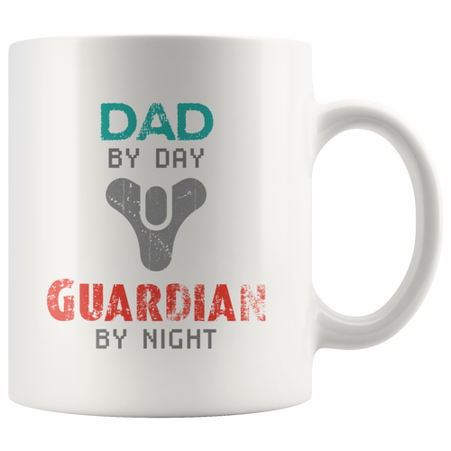 Dad by Day, Guardian by Night Destiny Coffee Mug