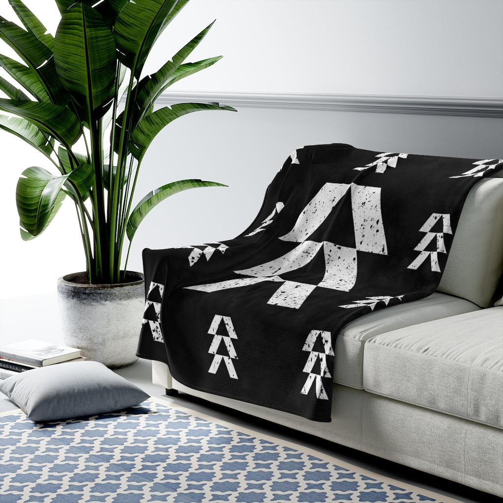 Destiny 2 Hunter Crest Fleece Gaming Blanket