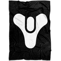 Destiny 2 Tricorn Logo Fleece Gaming Blanket