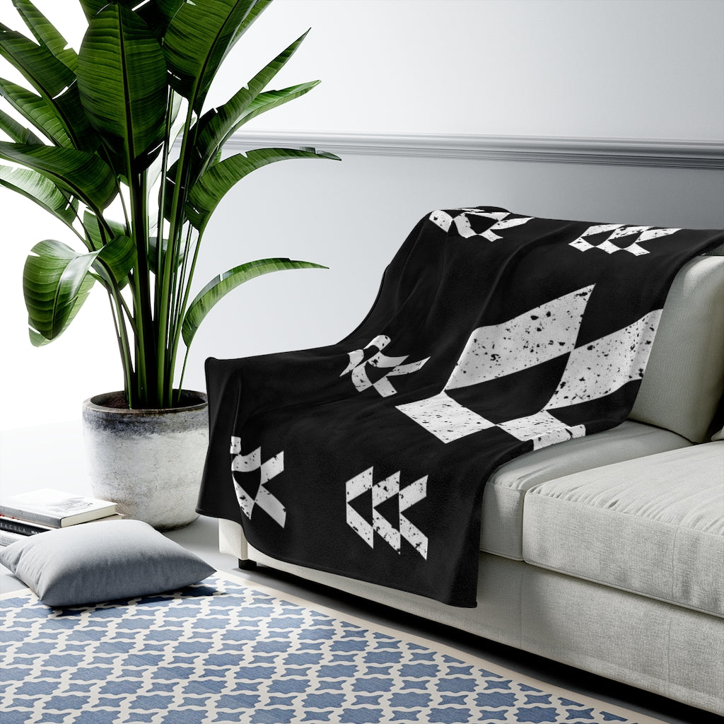 Destiny 2 Hunter Crest Fleece Gaming Blanket