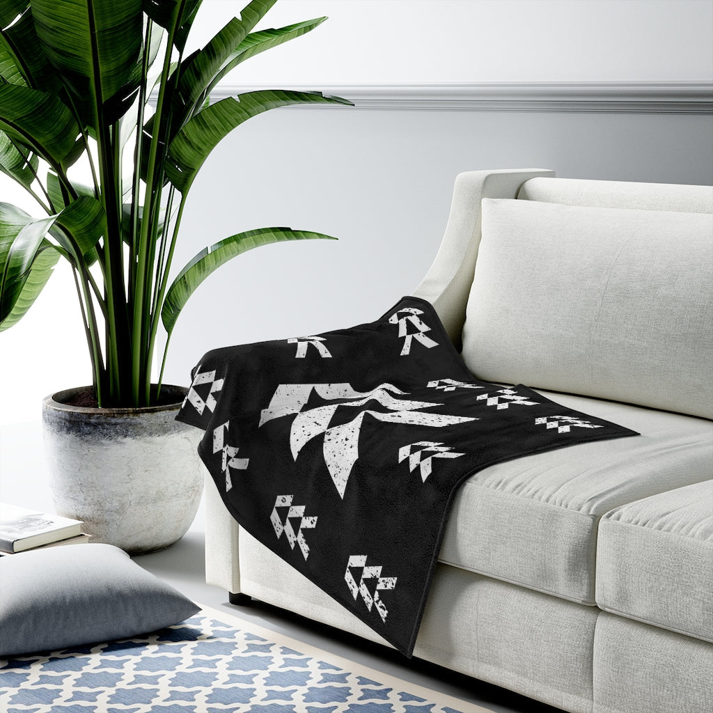 Destiny 2 Hunter Crest Fleece Gaming Blanket