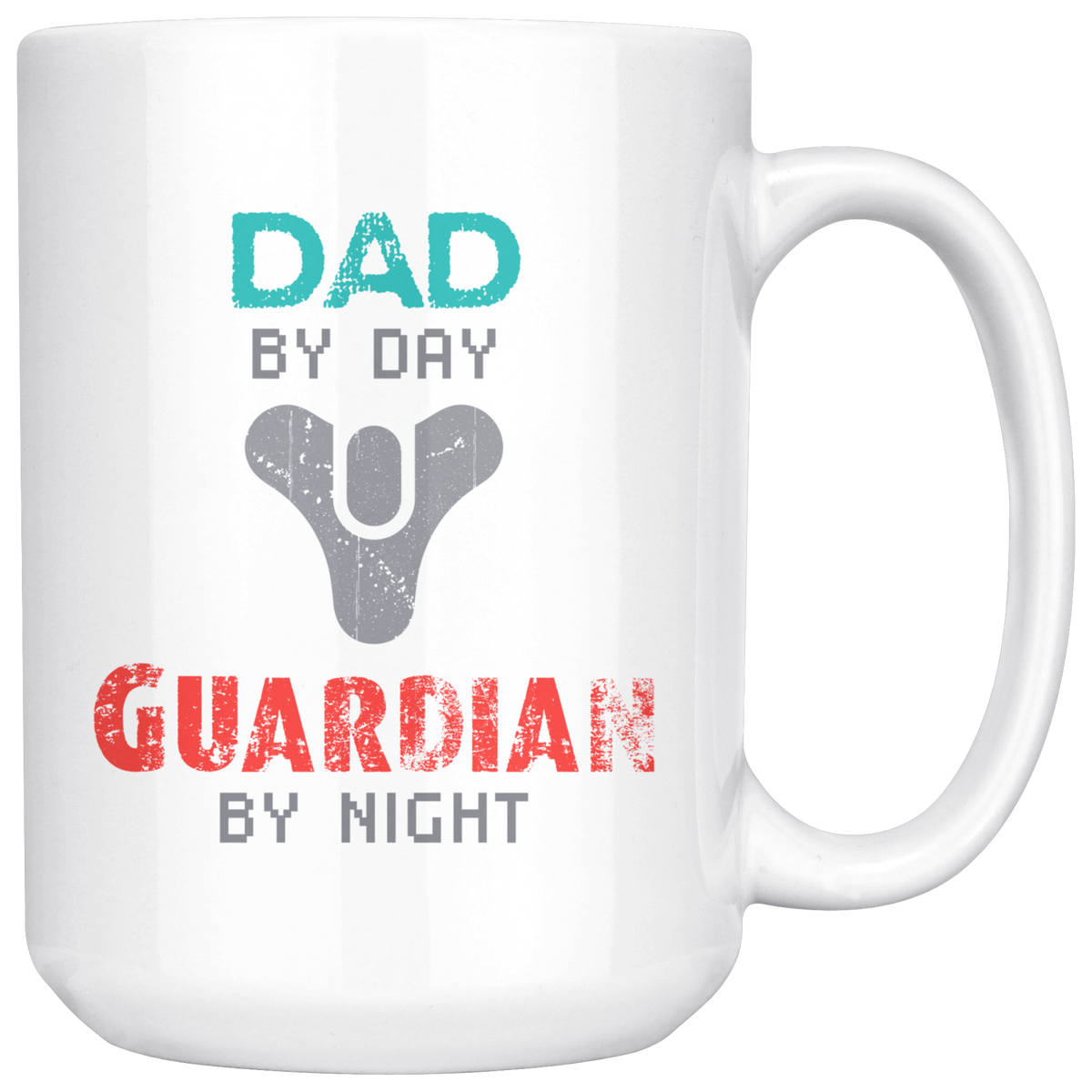 Dad by Day, Guardian by Night Destiny Coffee Mug