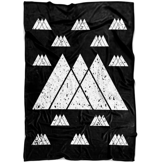 Destiny Warlock Logo Fleece Throw Blanket, Video Gaming Blanket, Gift for Destiny 2 Player, Eyes Up Guardian! - Caliber Shop