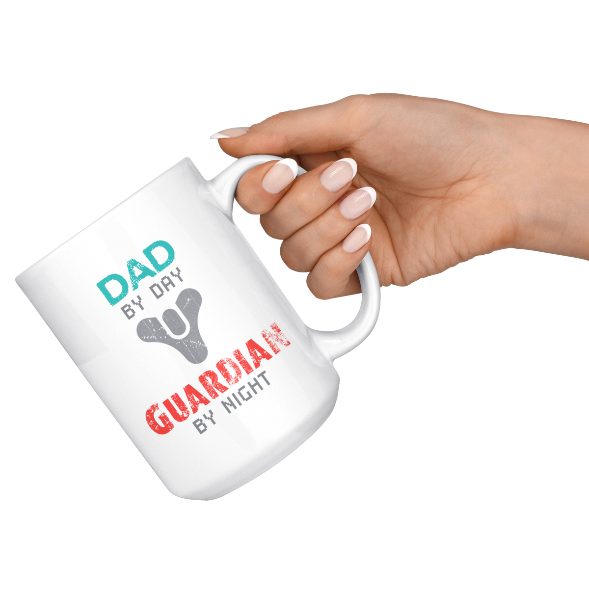 Dad by Day, Guardian by Night Destiny Coffee Mug