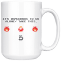 Legend of Zelda Dangerous to Go Alone 15oz Mug