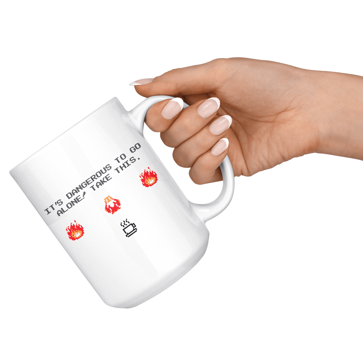 Legend of Zelda Dangerous to Go Alone 15oz Mug
