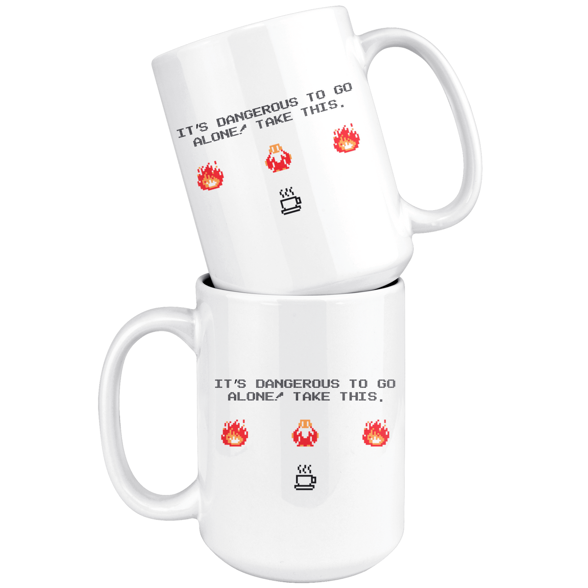 Legend of Zelda Dangerous to Go Alone 15oz Mug