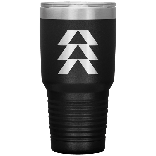 Destiny Hunter Logo 30oz Insulated Tumbler with Lid for Destiny 1 and 2 Players - Caliber Shop