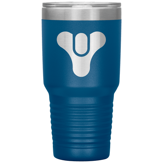 Destiny Tricorn Logo 30oz Insulated Tumbler with Lid for Destiny 1 and 2 Players - Caliber Shop