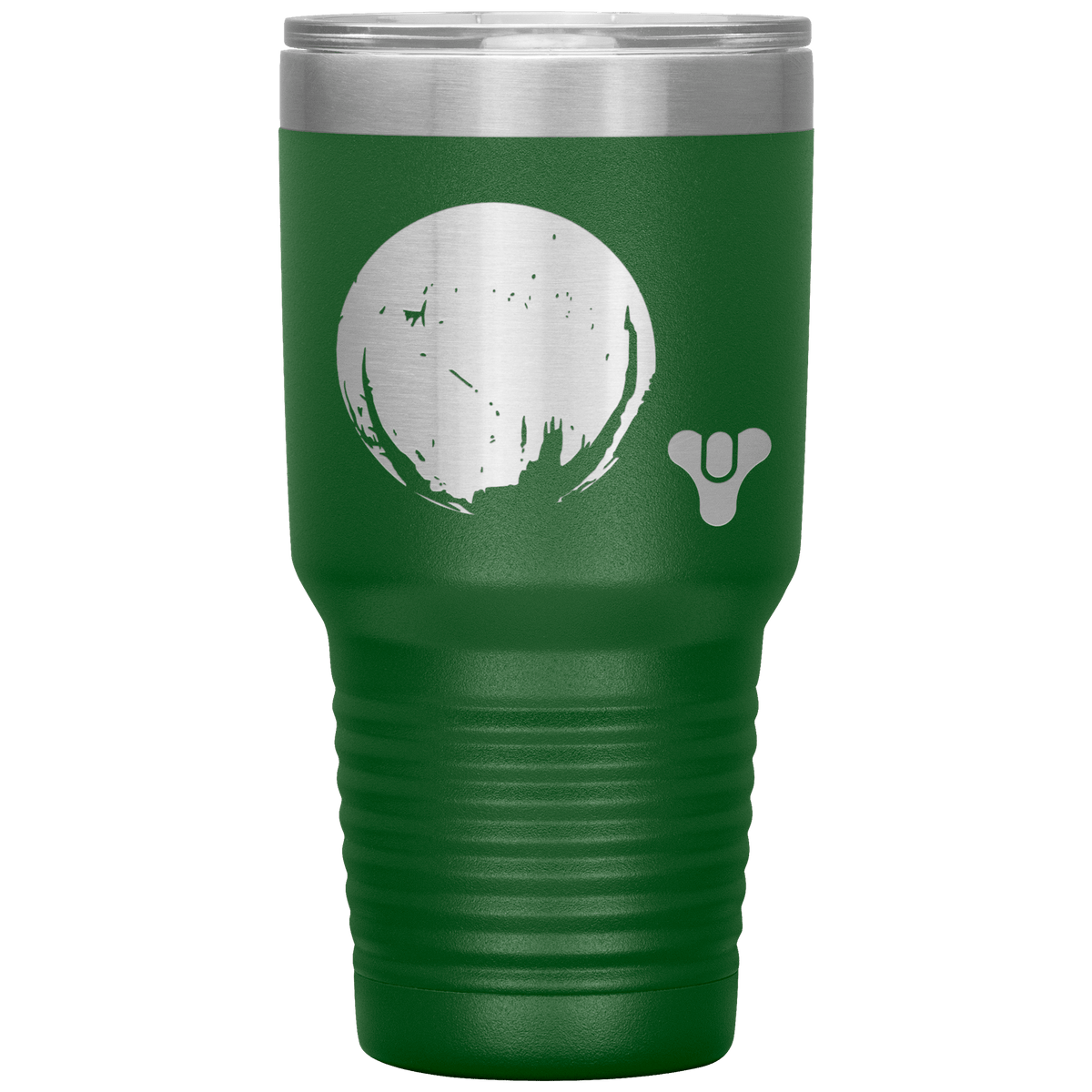 Destiny 2 Traveler & Tricorn 30oz Insulated Tumbler in Green