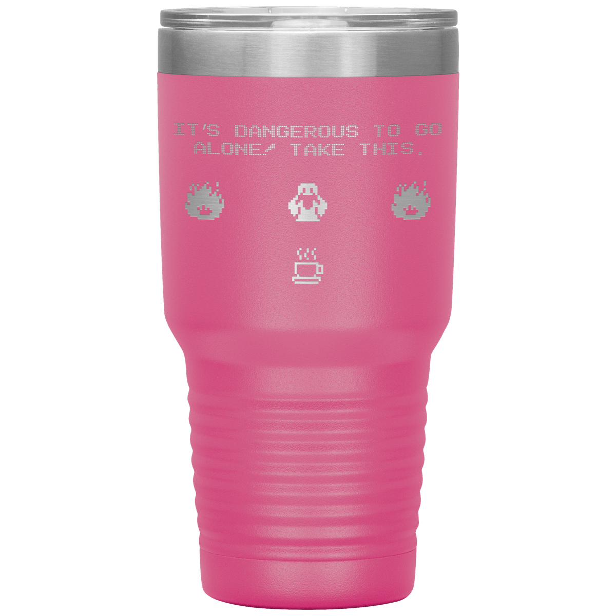 Legend of Zelda 8-Bit 30oz Insulated Tumbler - Pewter