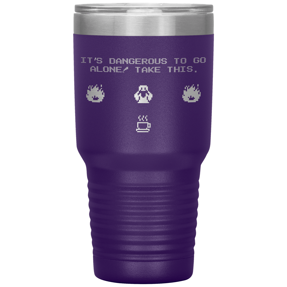 Legend of Zelda 8-Bit 30oz Insulated Tumbler - Purple