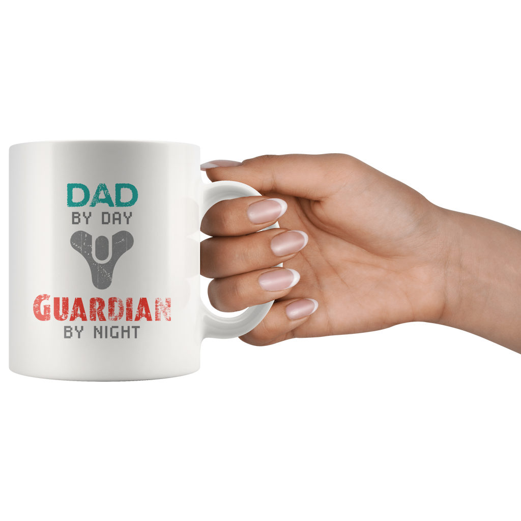 Dad by Day, Guardian by Night Destiny Coffee Mug